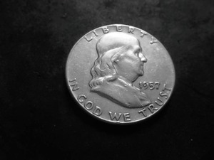 1957 Franklin Half Dollar