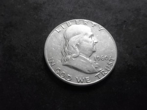 1960 Franklin Half Dollar