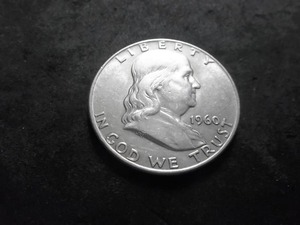 1960 D Franklin Half Dollar