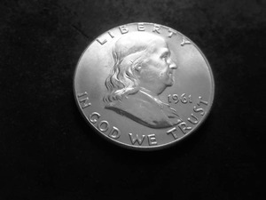 1961 Franklin Half Dollar