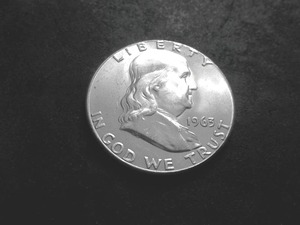 1963 Franklin Half Dollar