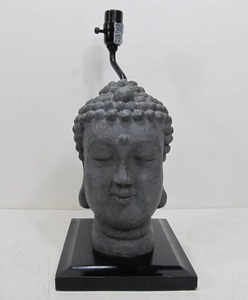 lot 135 image: Buddha Head Bust Table Lamp