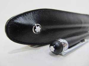 lot 24 image: MONT BLANC Pen wLeather Case