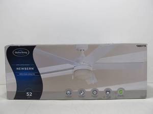 lot 187 image: Harbor Breeze Newbern Ceiling Fan - Unused in Box