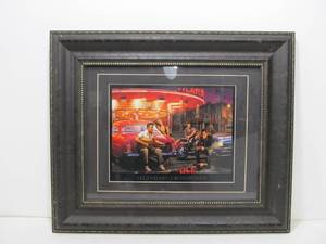 lot 208 image: Framed Legendary Crossroads Print 