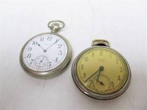 lot 225 image: Vintage Elgin & Westclox Pocket Ben Pocket Watches