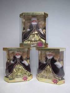 lot 144 image: 3 New in Box Barbie Dolls