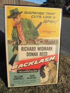 lot 151 image: Large Original 1950s BACKLASH Western Movie Poster