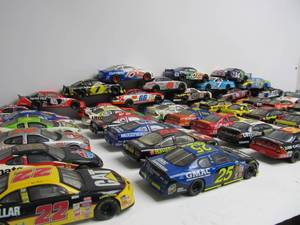 lot 246 image: LARGE Lot of Metal Diecast Race Cars