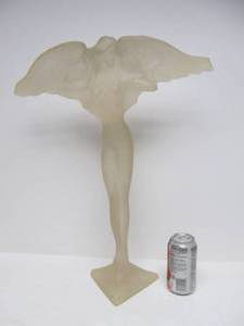 lot 280 image: Large Vintage Art Nouveau Acrylic Angel Sculpture