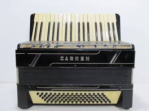 lot 259 image: Very Nice Vintage CARMEN Accordion wCase