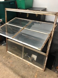 lot 99 image: Large Antique Industrial Warehouse Window 