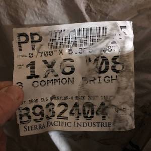 1x6 Non Endmatch Dual Pattern Tongue and Groove