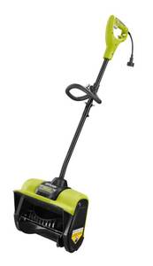 lot 21 image: RYOBI 12 in. 10 Amp Corded Electric Snow Blower Shovel