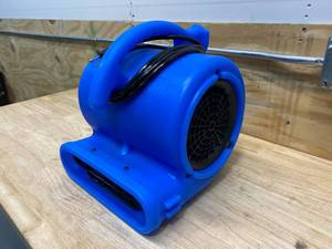 lot 41 image: B-AIR 14 HP Air Mover Blower Fan for Water Damage Restoration Carpet Dryer Floor Home and Plumbing Use in Blue