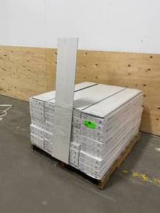 lot 57 image: LIFEPROOF Lot of 44 Case of-  Driftwood Beach 8.7 in. W x 47.6 in. L Luxury Vinyl Plank Flooring (20.06 sq. ft.  case).  Retail price is $63.98 per case.