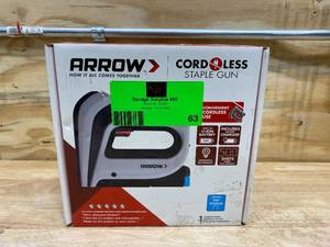 lot 63 image: ARROW T50DCD Cordless Staple Gun