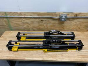 lot 77 image: QEP Lot of 2-  Professional Slimline Tile Cutters.  24 cutter and a 30 cutter.