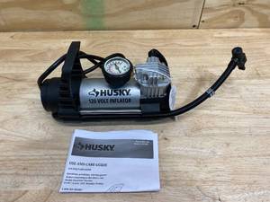 lot 110 image: HUSKY 120-Volt Inflator