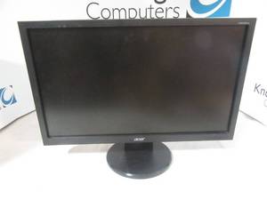 lot 83 image: Acer&nbspV203HL  20 in LCD Monitor 