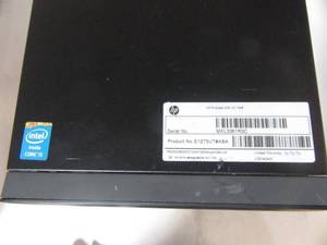 lot 100 image: HP&nbspProDesk 600 G1 TWR&nbspINTEL(R) CORE(TM) I5-4570 CPU  3.20GHZ 4GB RAM 500 GB HD 
