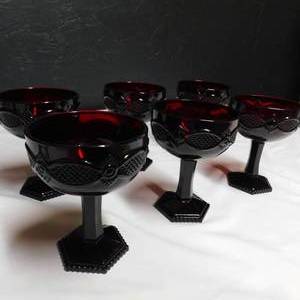 AVON CAPE COD-FOOTED GOBLETS