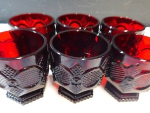 AVON CAPE COD-FOOTED TUMBLERS