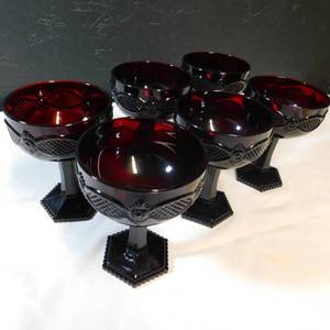 AVON CAPE COD-SHALLOW FOOTED TUMBLERS
