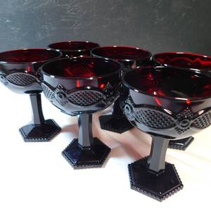 AVON CAPE COD-SHALLOW FOOTED GOBLETS