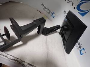 lot 16 image: LCD on desk mounting swivel arm 