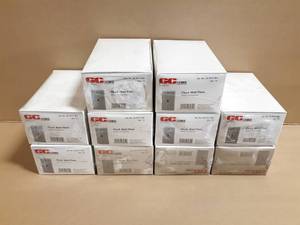 lot 41 image: (10) Packs of 10 GC White 4-Conductor Flush Wall Plates