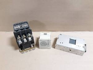 lot 56 image: Ward Leonard 80A Contactor, Omron Timer & Power Supply