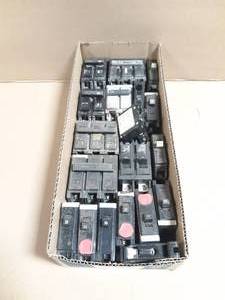 lot 84 image: Box of Assorted Circuit Breakers