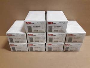 lot 88 image: (10) Cases GC White 4-Conductor Wall Plates