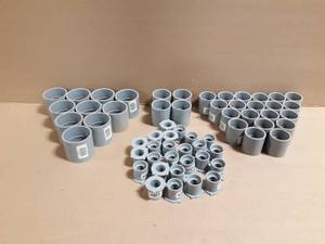 lot 91 image: Large Lot of Carlon PVC Conduit Couplers 2, 1-12, 1-14 , 1, 12