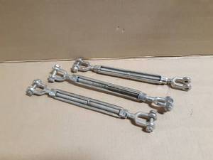 lot 93 image: (3) 316SS 38 Turnbuckles
