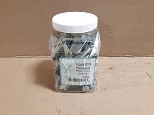 lot 108 image: Pack of 25 Cully 38 x4 Toggle Bolts