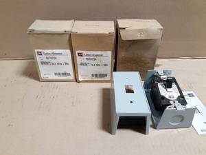 lot 181 image: (3) NEW Cutler Hammer Manual Motor Starters