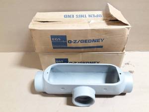 lot 191 image: (2) NEW Appleton 2-12 Condulet Outlet Bodies
