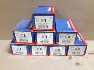 lot 207 image: (8) Cases of 25 Powers 58 Zinc Hex Nuts