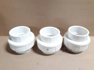 lot 255 image: (3) Spears 4 Schedule 80 PVC Unions