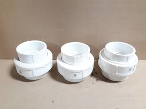 lot 264 image: (3) Spears 4 Schedule 80 PVC Unions