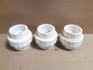 lot 270 image: (3) Spears 3 Schedule 80 PVC Unions