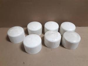 lot 272 image: (7) Spears 3 Schedule 40 PVC Pipe Caps