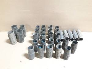 lot 283 image: (32) 34 & 1 PVC Coated Conduit Couplers