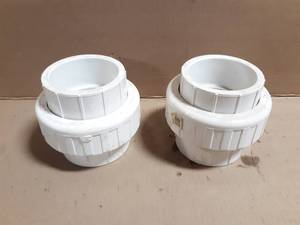 lot 290 image: (2) Spears 3 Schedule 80 PVC Unions