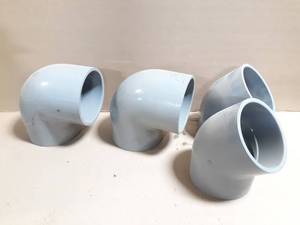lot 297 image: (4) Spears Schedule 80 5 PVC Elbows