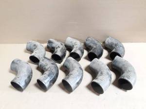 lot 313 image: (10) Charlotte 3 90° Cast No-Hub Pipe Fittings