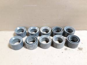 lot 331 image: (10) George Fischer 2 PVC Cap  Bushings