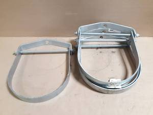 lot 337 image: (4) 12 Steel Clevis Pipe Hanger Brackets
